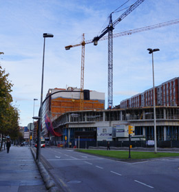 Trabajos de estructura. Segunda planta.