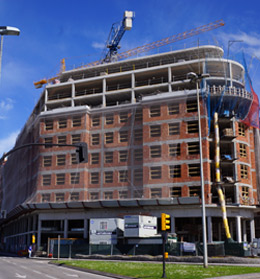 Cerramiento de fachada.