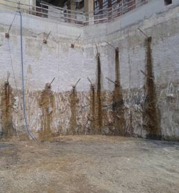 Fin trabajos de excavaci�n.