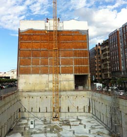 Inicio trabajos de cimentaci�n.