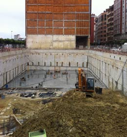 Inicio trabajos de cimentaci�n.