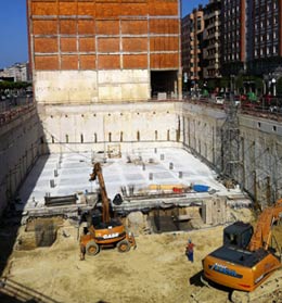 Inicio trabajos de cimentaci�n.