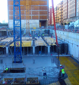 Inicio trabajos de estructura. Plantas de s�tano.