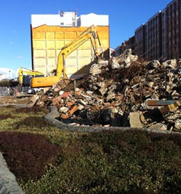 Fin trabajos de demolici�n. Inicio trabajos de vaciado del solar.