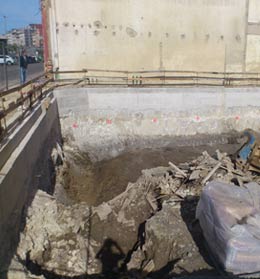 Fin trabajos muro pantalla e inicio trabajos de excavaci�n.