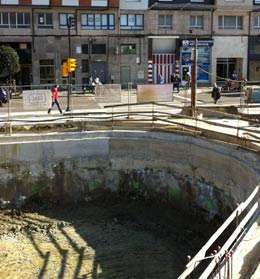 Fin trabajos muro pantalla e inicio trabajos de excavaci�n.