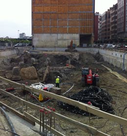 Fin trabajos muro pantalla e inicio trabajos de excavaci�n.